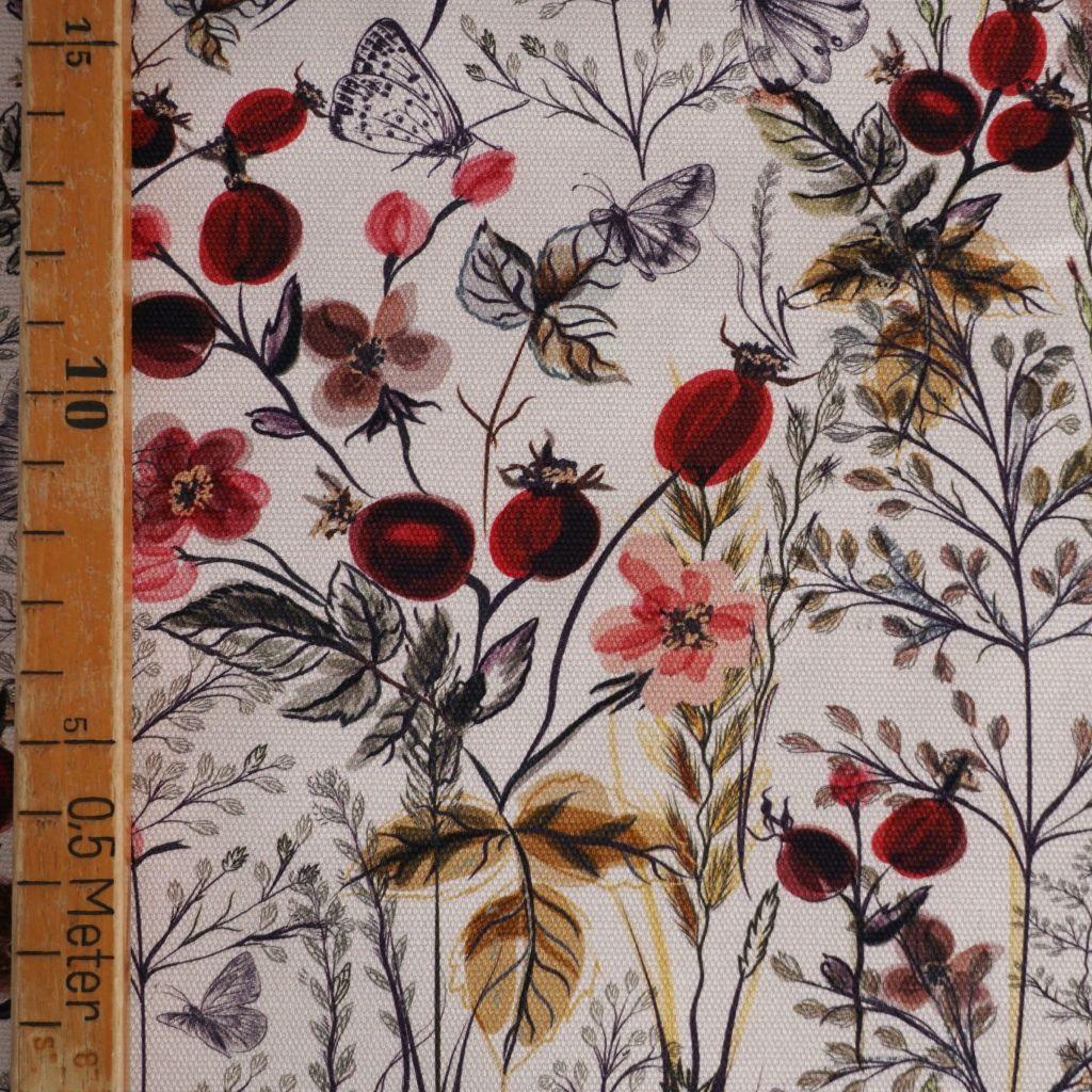 Canvas aus Baumwolle Hagebutten